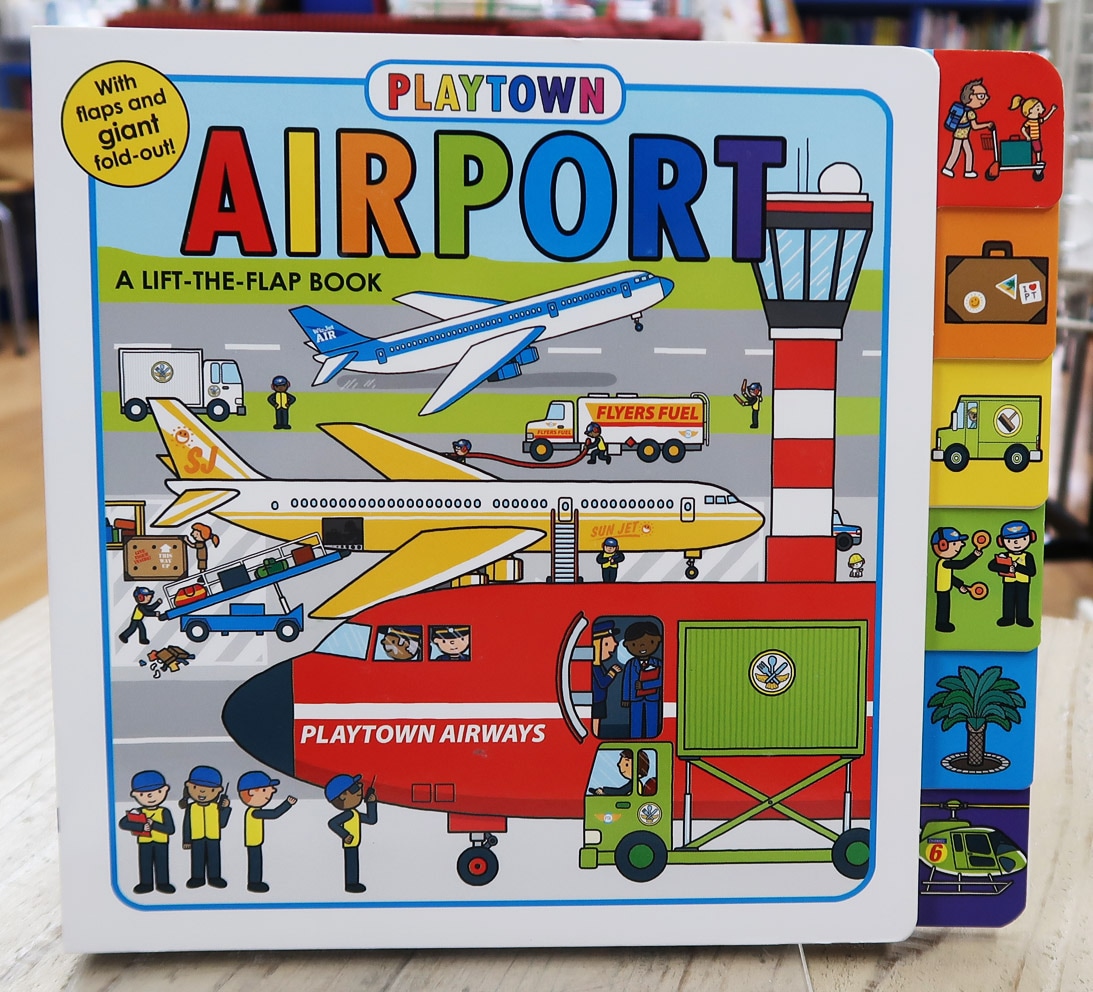 めくりしかけ絵本 Playtown AIRPORT | カテゴリーでさがす,ベビー