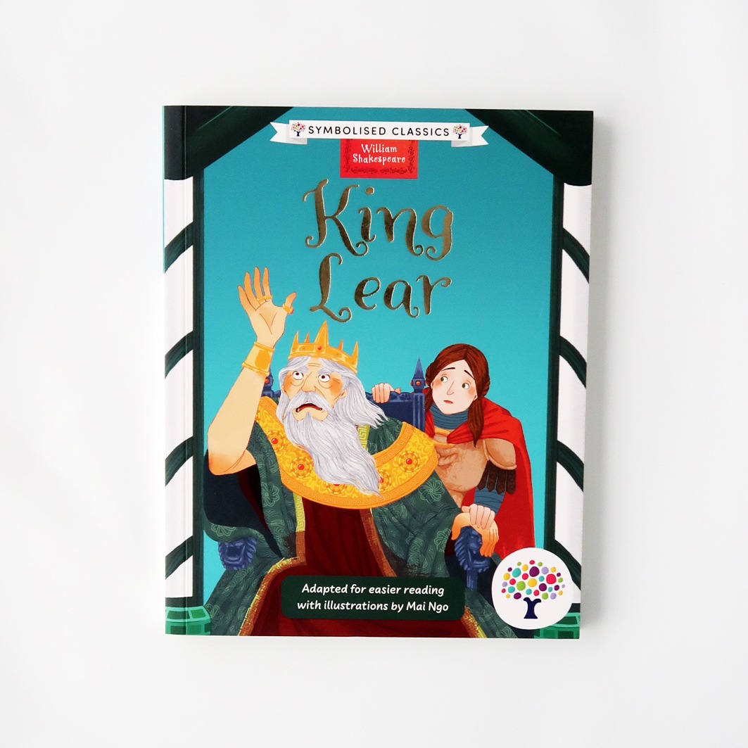 絵文字付き やさしく読める！はじめての名作文学シリーズ King Lear