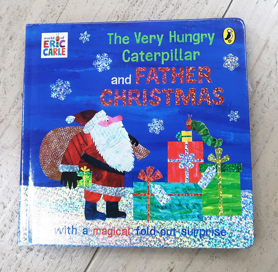 めくりしかけ絵本 Very Hungry Caterpillar and Father Christmas