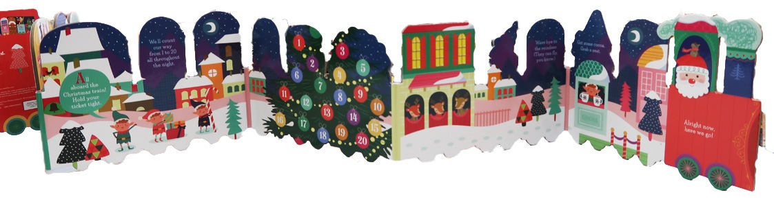 立体パタパタ絵本　Christmas Train
