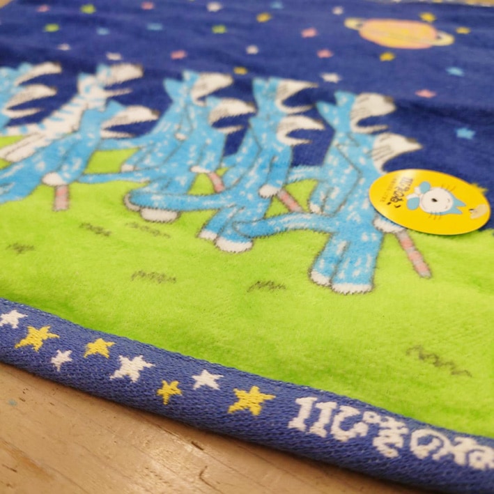 １１ぴきのねこ　ウオッシュタオル　花火キラキラ