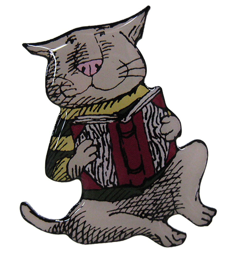 ゴーリー　ピンバッヂ　ゴーリーキャット