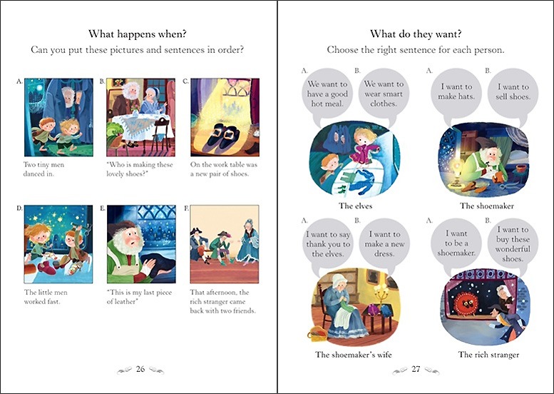 レベル別 名作英語リーディングシリーズ　The Elves and the Shoemaker ～小人のくつや～ 【レベル１】
