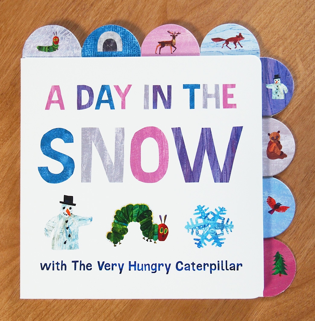 タブボードブック　The Day in the Snow with The Very Hungry Caterpillar
