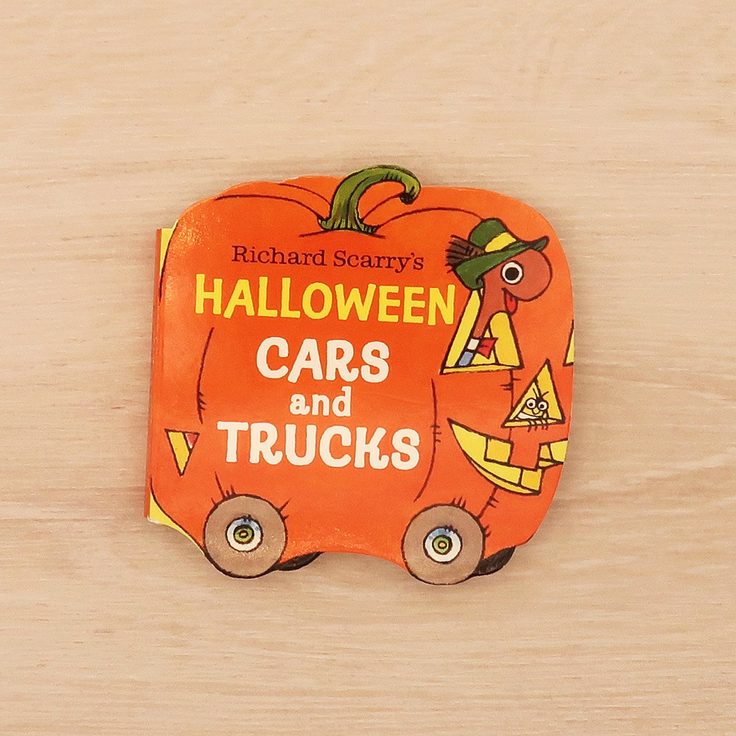 スキャリーのハロウィンミニ絵本　Halloween Cars and Trucks