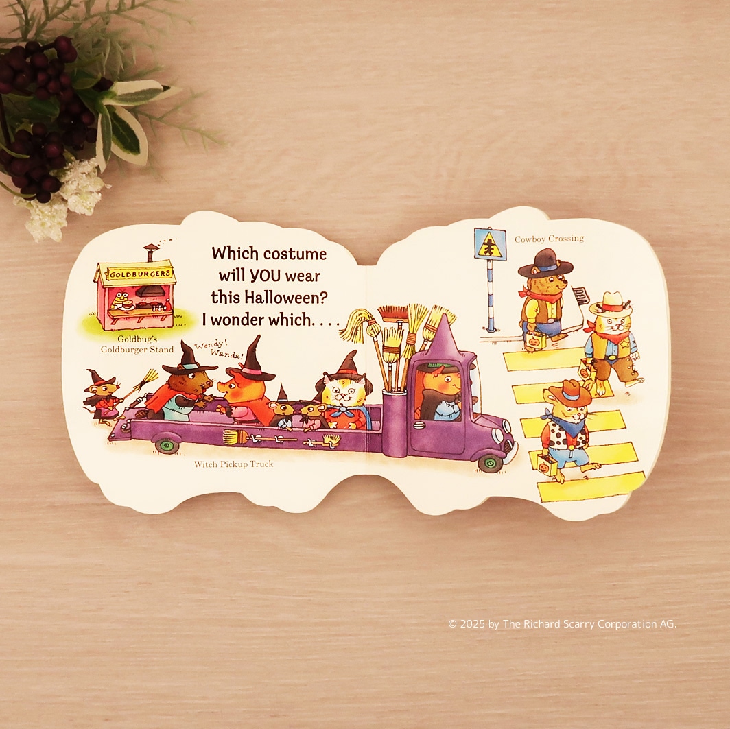 スキャリーのハロウィンミニ絵本　Halloween Cars and Trucks