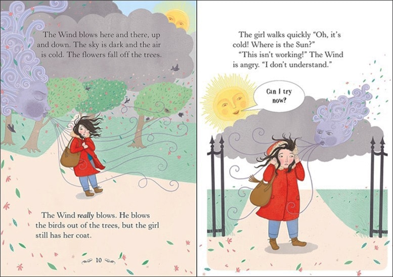 レベル別 名作英語リーディングシリーズ　The Sun and the Wind ～北風と太陽～ 【レベル0】