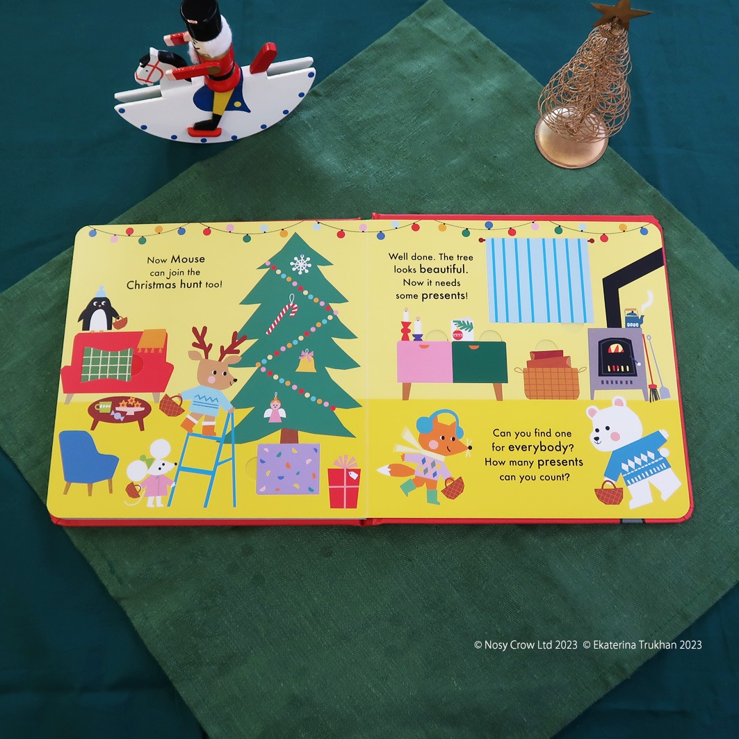 めくりしかけ絵本 The Great Big Christmas Tree Hunt ～クリスマス