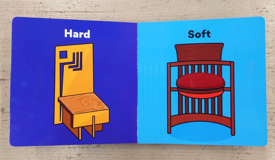 ボードブック Opposites with Frank Lloyd Wright フランク・ロイド