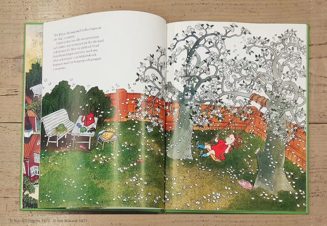 Visst kan Lotta cykla　～ロッタちゃんとじてんしゃ～　スウェーデン語版