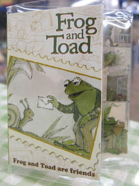 がまくんとかえるくん　ブック型付箋