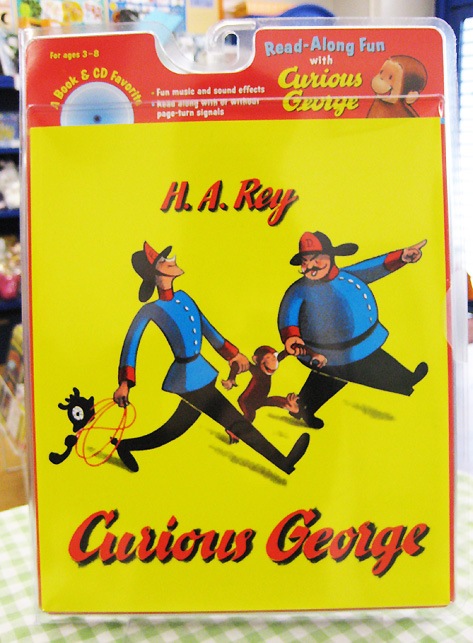 朗読ＣＤつき名作絵本　Curious George　～ひとまねこざるときいろいぼうし～