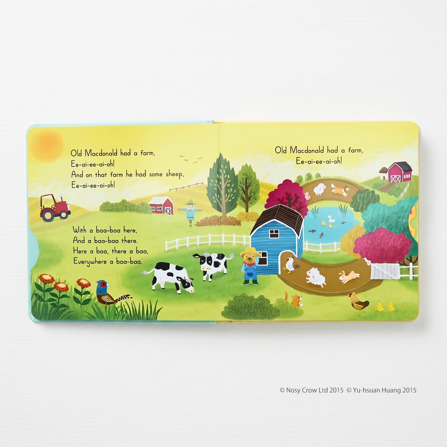 しかけ絵本 Old Macdonald had a Farm ボードブック （QRコード音つき