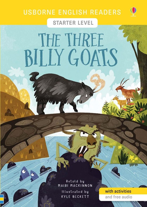 レベル別 名作英語リーディングシリーズ　The Three Billy Goats ～三びきのやぎのがらがらどん～ 【レベル0】