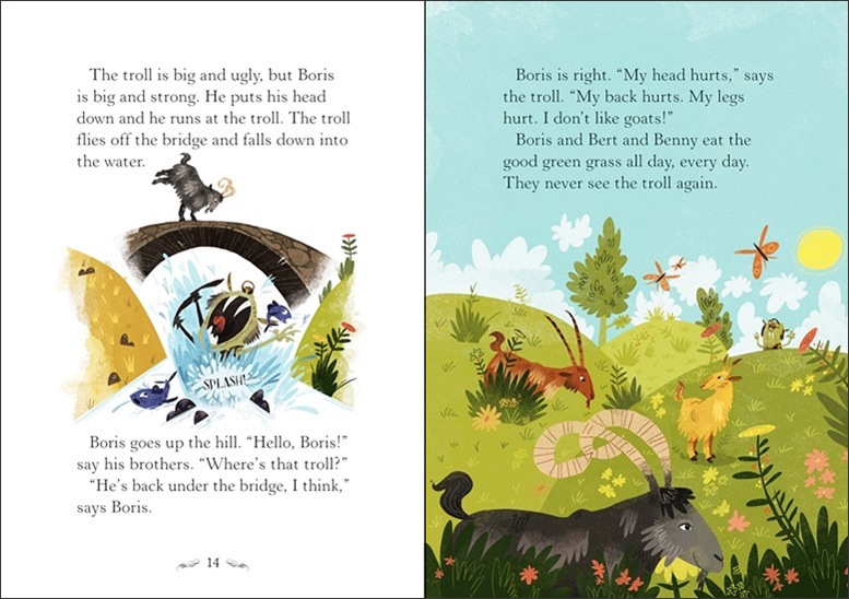 レベル別 名作英語リーディングシリーズ　The Three Billy Goats ～三びきのやぎのがらがらどん～ 【レベル0】