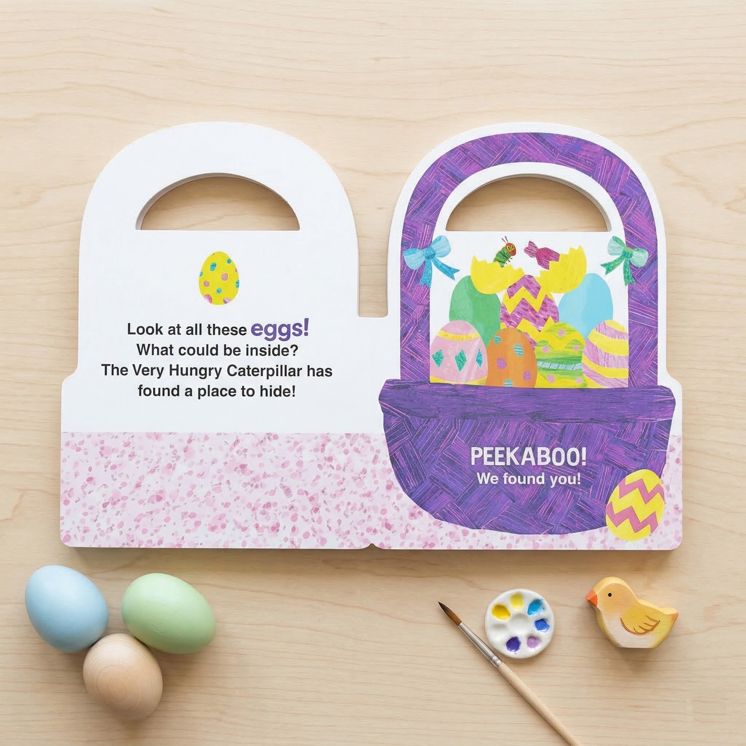 The Very Hungry Caterpillar Peekaboo Easter はらぺこあおむし イースター ボードブック