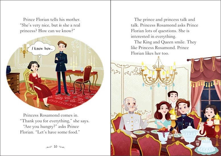 レベル別 名作英語リーディングシリーズ　The Princess and the Pea ～えんどう豆の上にねたお姫さま～ 【レベル0】