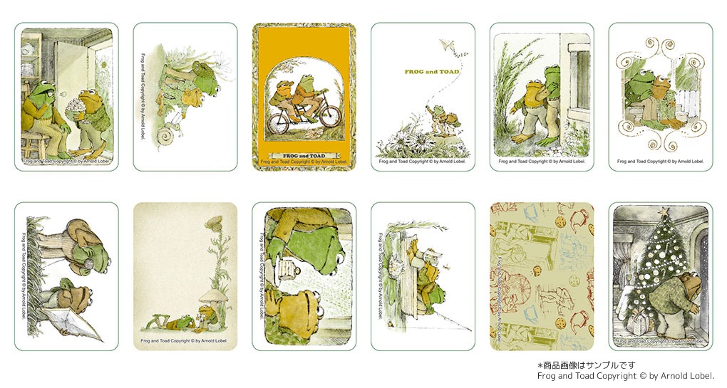 缶入りステッカー　がまくんとかえるくん