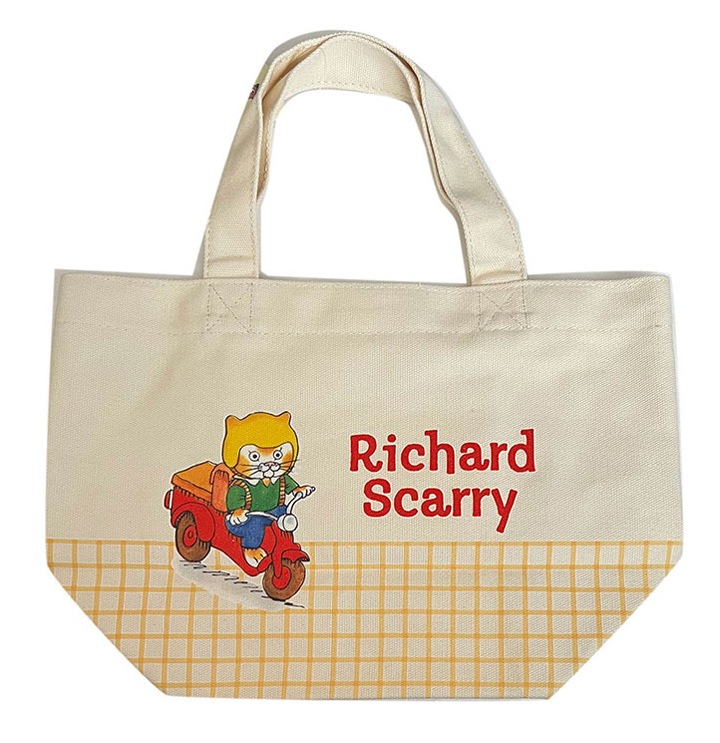 リチャード・スキャリー マチ付きコットンBIGバッグ ビジータウン