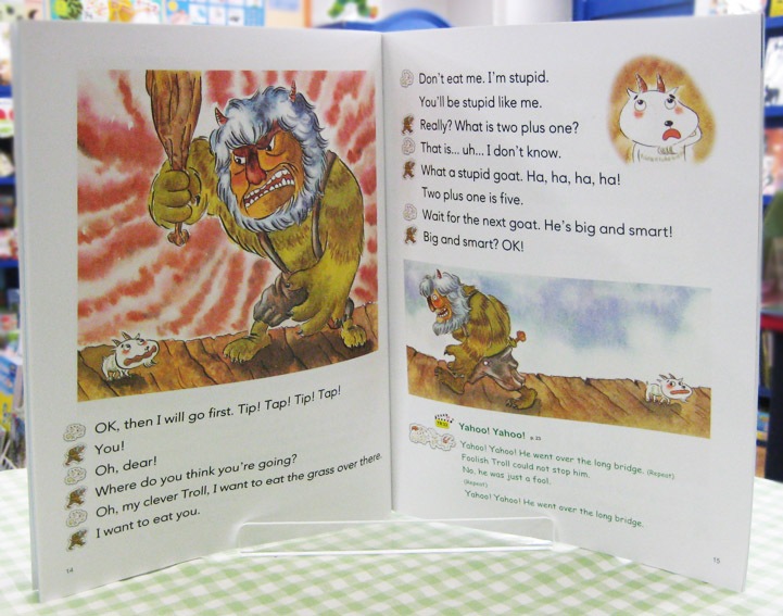 英語劇シリーズ　QRコード音声付き　おもしろ童話　The Three Billy Goats ～３匹のやぎのがらがらどん～  【中級： レベル２】