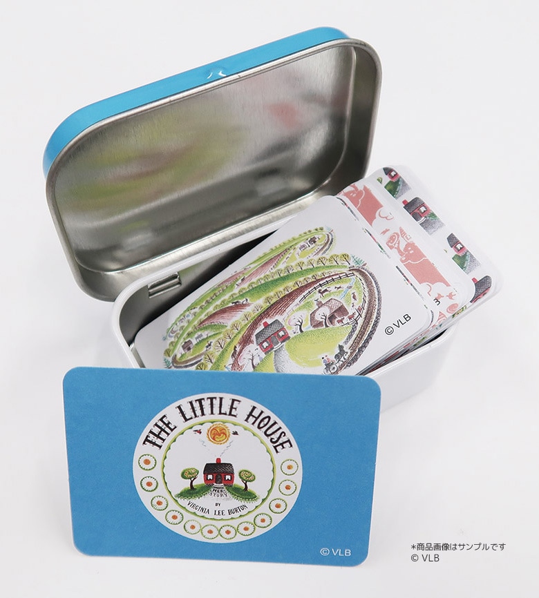 缶入りステッカー　ちいさいおうち