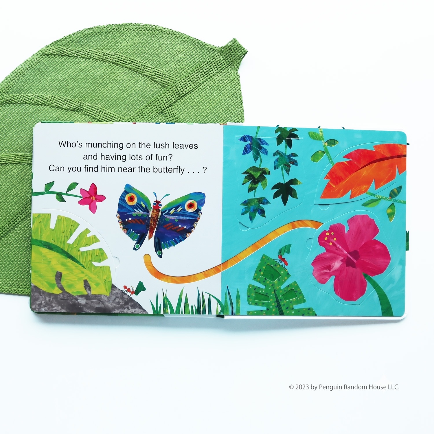 指でたどろう！しかけ絵本　はらぺこあおむし　The Very Hungry Caterpillar Jungle Hide＆Seek