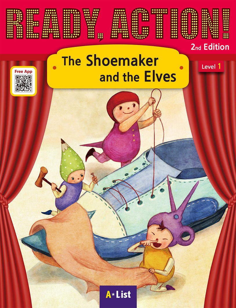 英語劇シリーズ　QRコード音声付き　おもしろ童話　The Shoemaker and  the Elves ～小人のくつや～  【中級： レベル１】