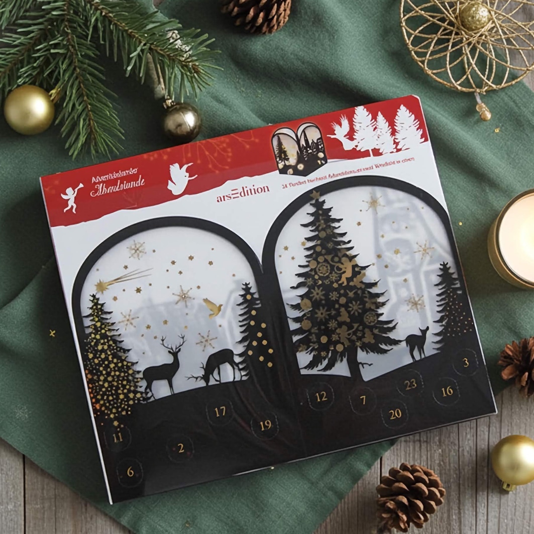 アドベントカレンダー　冬の夜　立体しかけ型