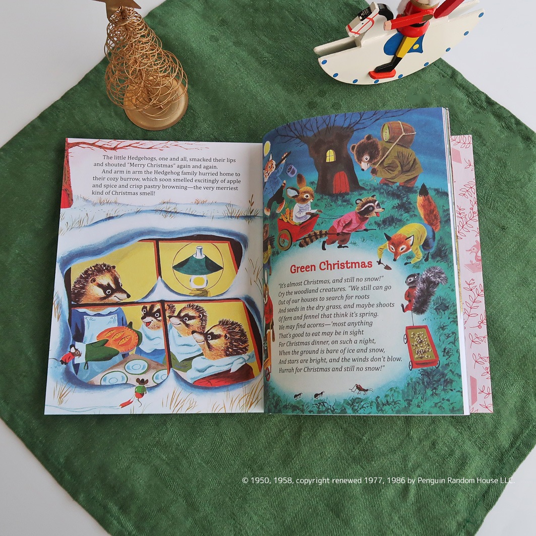 スキャリーの動物たちのクリスマス ミニ Golden Books シリーズ