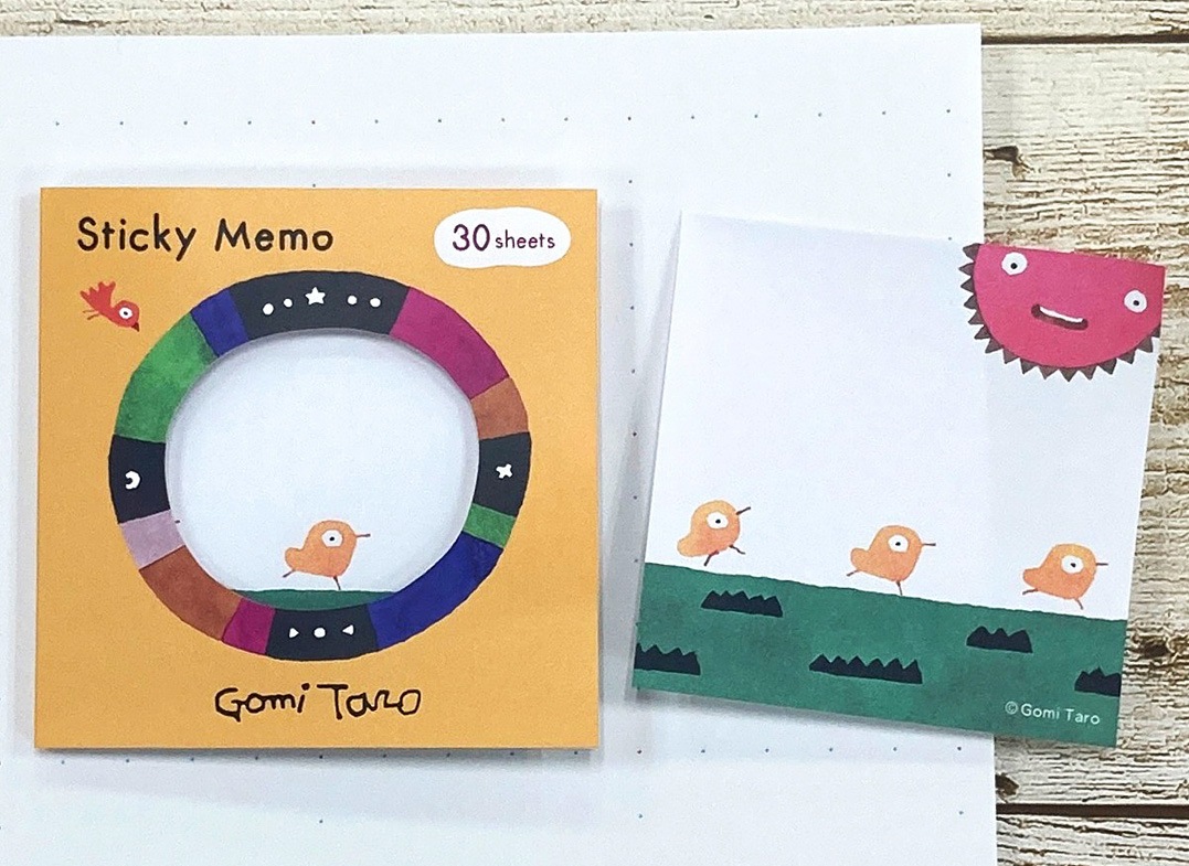 Gomi Taro 五味太郎　付箋　ひよこ