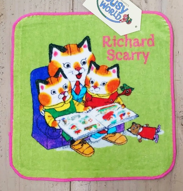 リチャード・スキャリー ミニハンドタオル よみきかせ