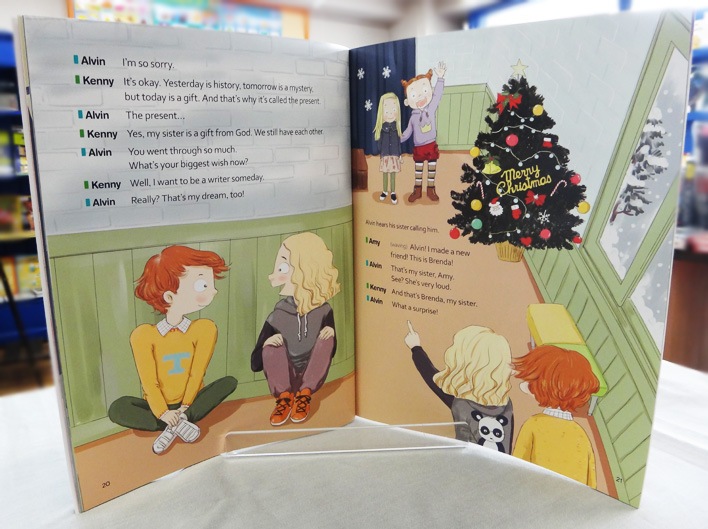 英語劇シリーズ　QRコード音声付き　おもしろ童話　The Christmas Gift  【中級： レベル４】