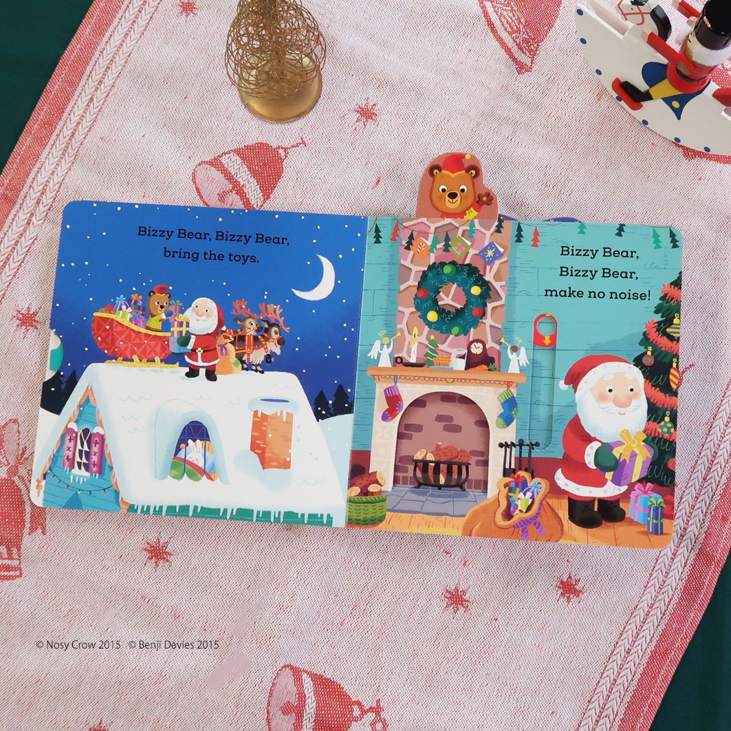 スライドしかけ絵本 Bizzy Bear Christmas Helper | カテゴリーで