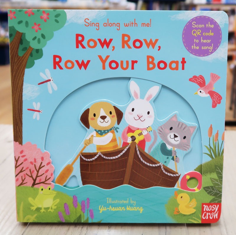 しかけ絵本　Row Row Row Your Boat　ボードブック　（QRコード音つき）