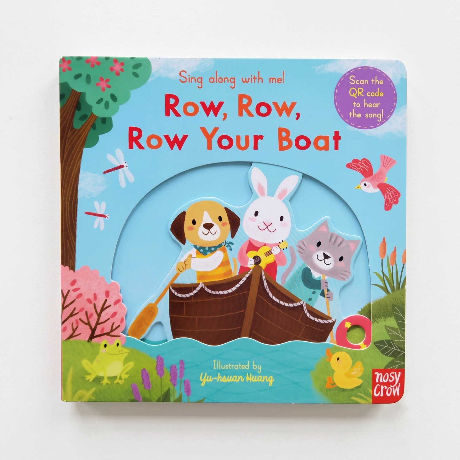 しかけ絵本 Row Row Row Your Boat ボードブック （QRコード音つき