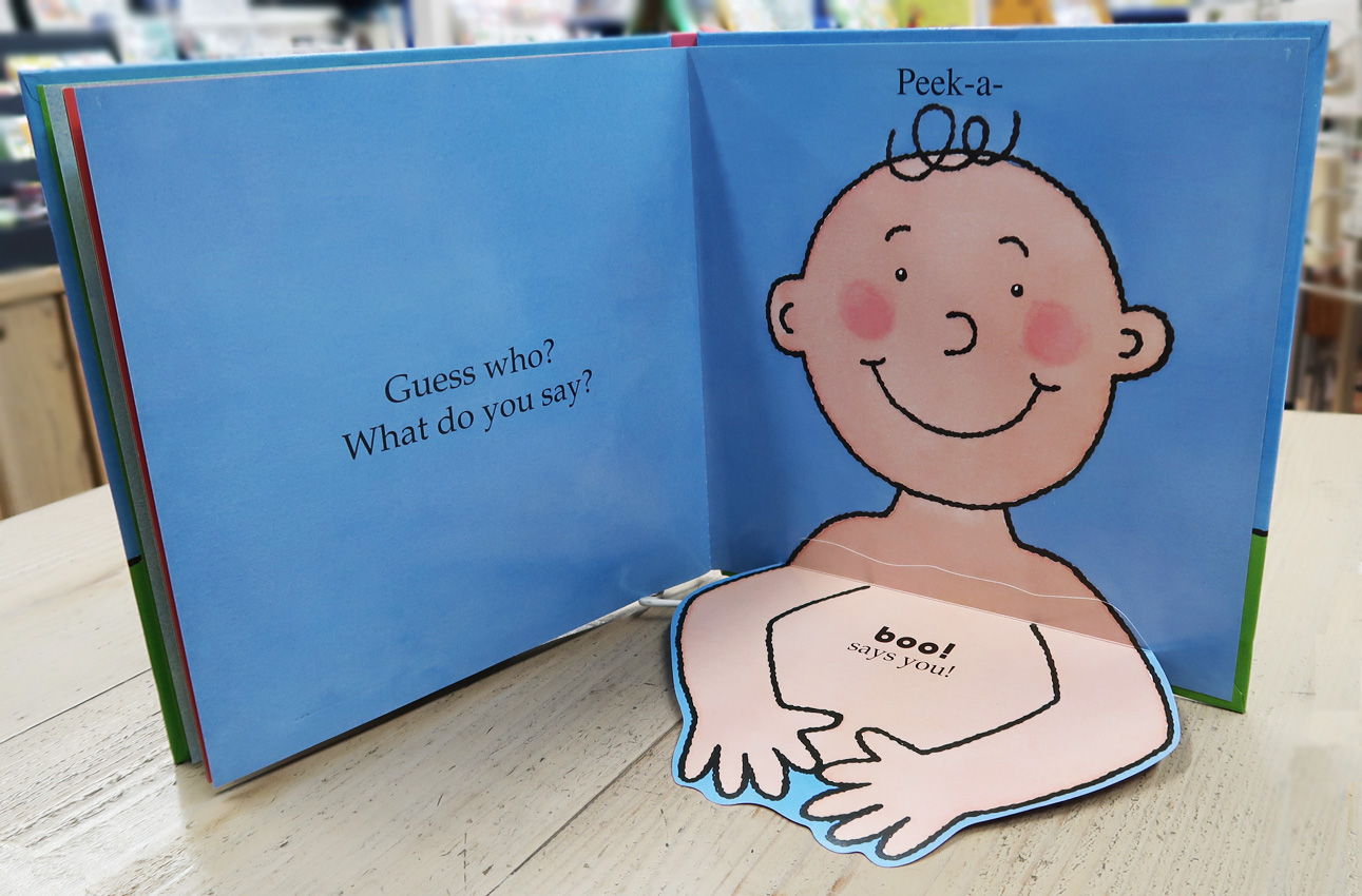 めくりしかけ絵本　Peek-a-Moo!　～いないいないばあ！～