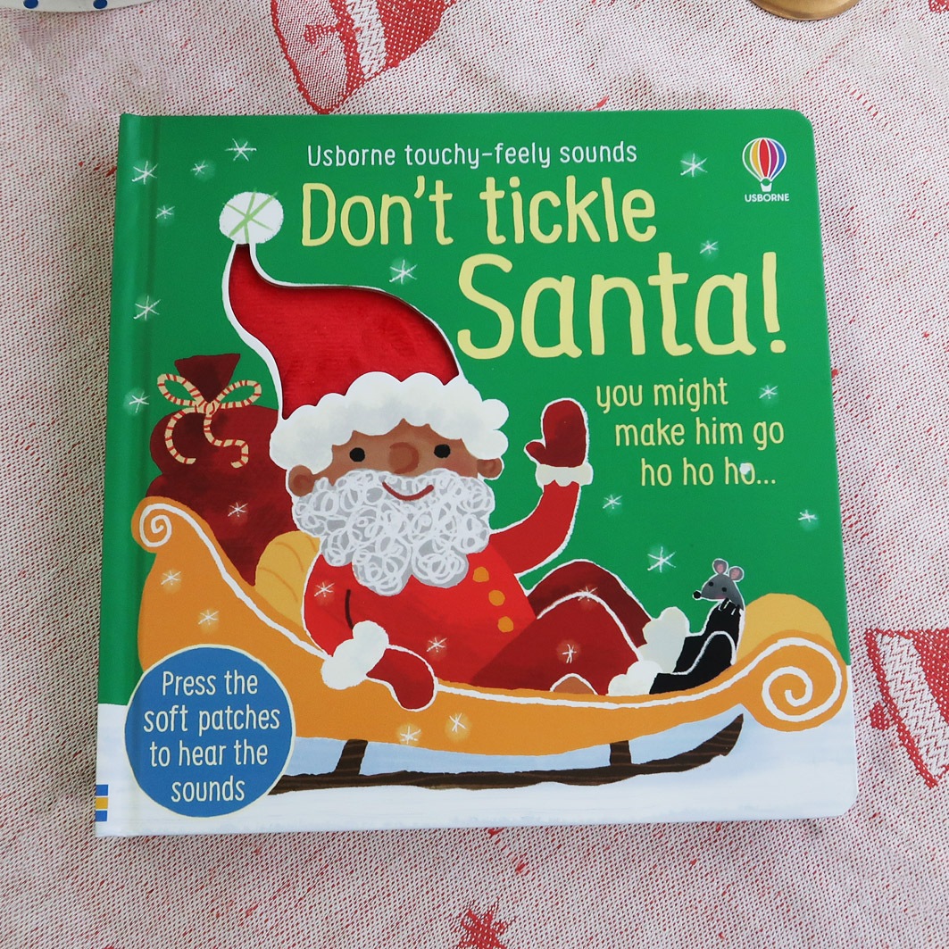 さわって楽しむ！音つきしかけ絵本　Don't Tickle Santa!