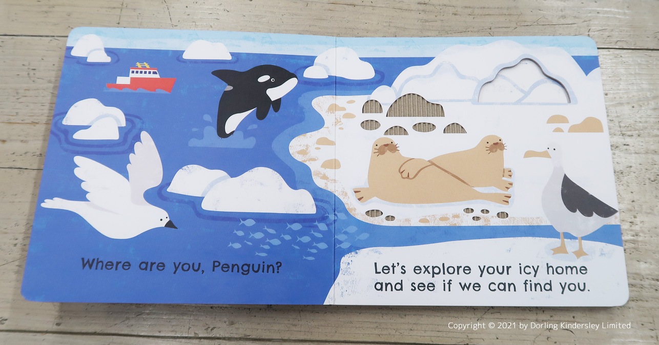 さわって楽しむ！エコしかけ絵本　Where Are You Penguin?
