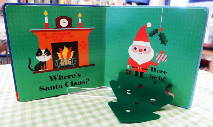めくりしかけ絵本　Where's Santa Claus?　～クリスマス　いないいないばあ！～