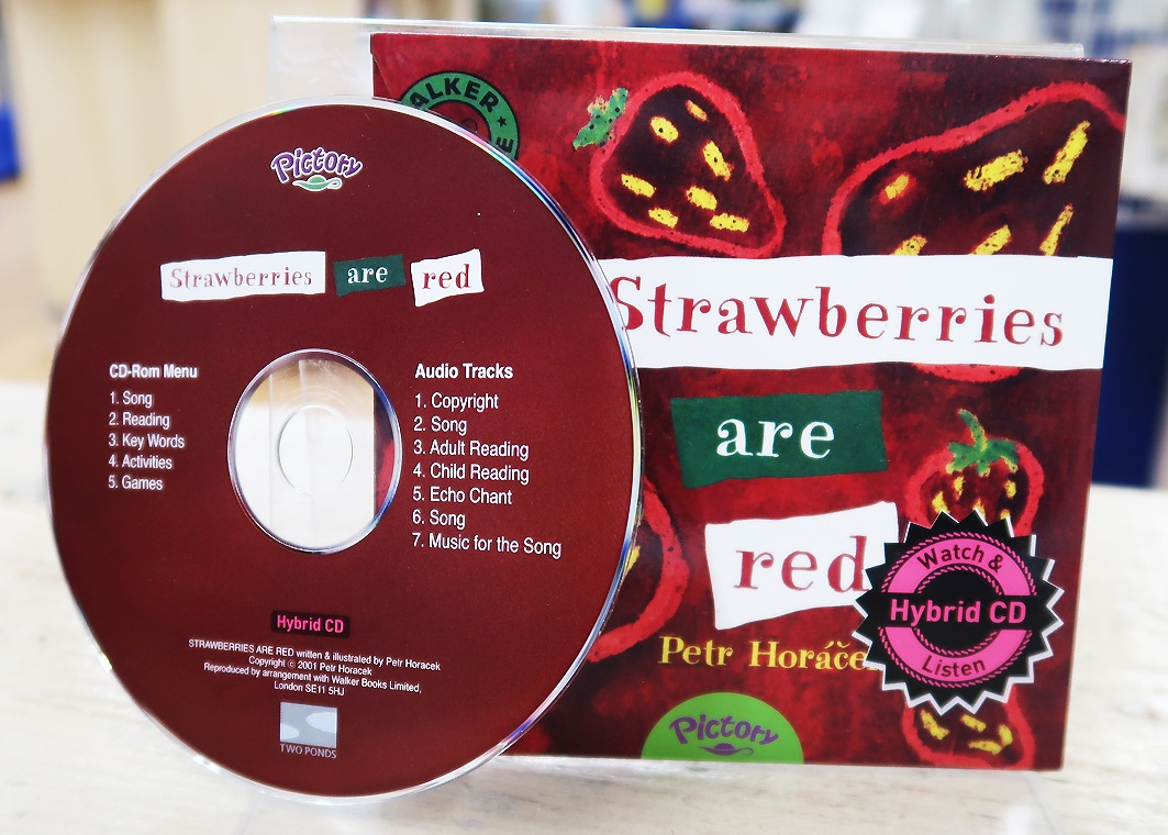 SING&SAY  Strawberries are Red　ボードブック＆ＣＤセット　＜Two Ponds＞　 【レベル２】