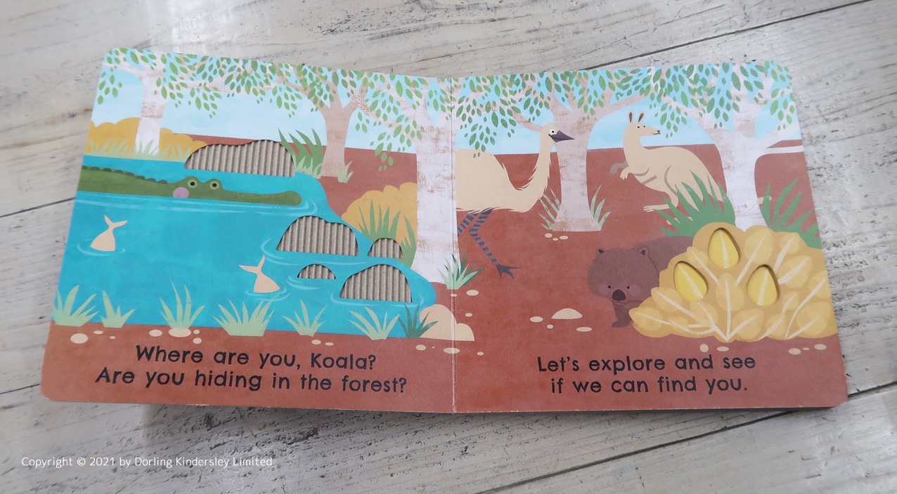さわって楽しむ！エコしかけ絵本　Where Are You Koala?