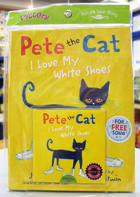 SING&SAY  Pete the Cat I love my White Shoes ＣＤつき絵本 ＜Pictory＞ 【レベル４】
