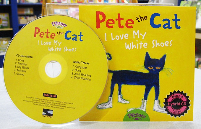 SING&SAY  Pete the Cat I love my White Shoes ＣＤつき絵本 ＜Pictory＞ 【レベル４】