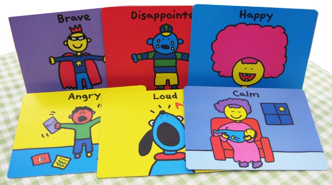 フラッシュカード　気持ち・表情