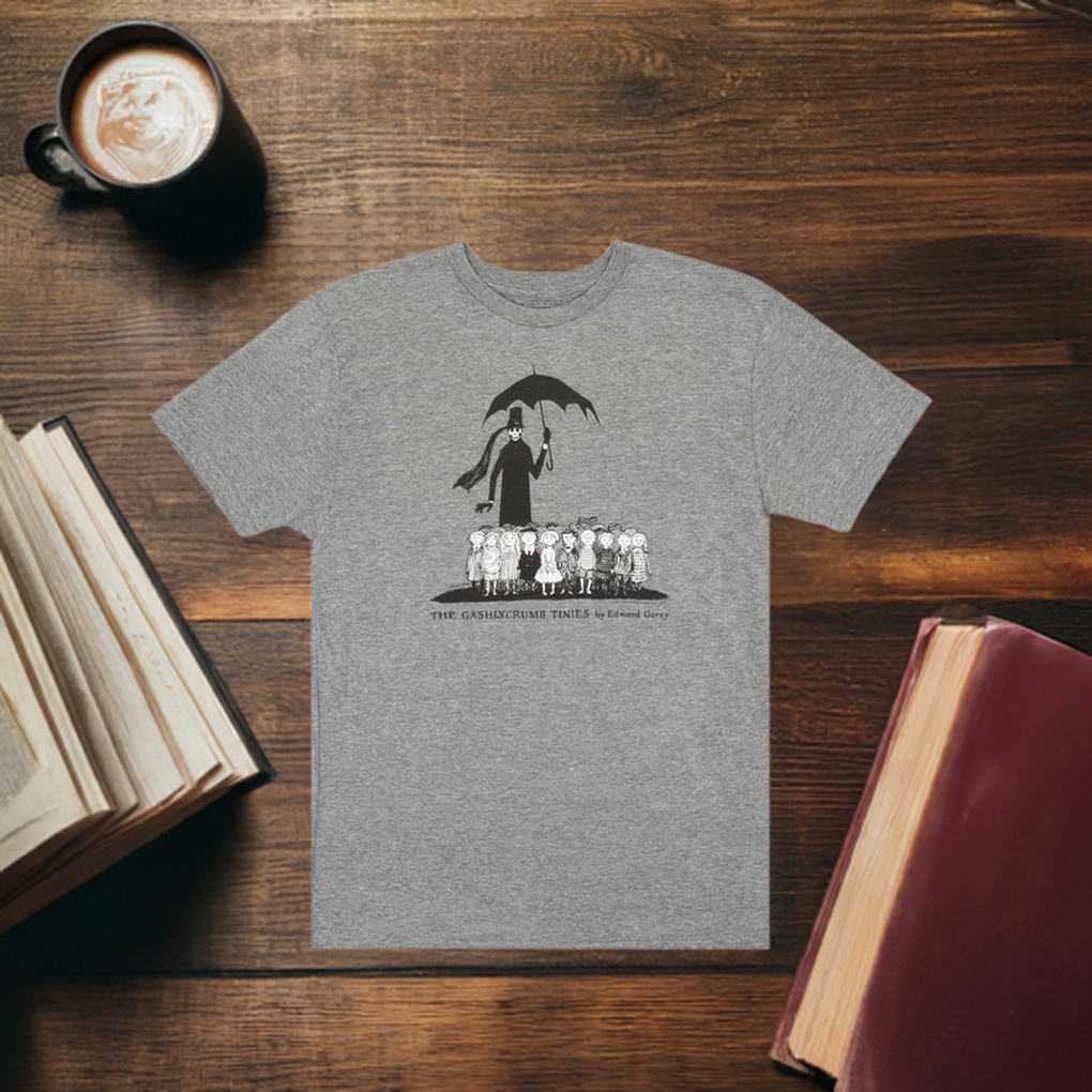 ゴーリー　Tシャツ　ギャシュリークラムのちびっ子たち　グレー　M