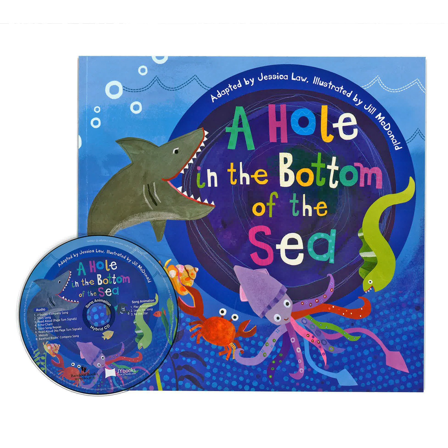 SING&SAY  A Hole in the Bottom of the Sea ＣＤつき絵本 ＜NoBuYoung＞ 【レベル４】