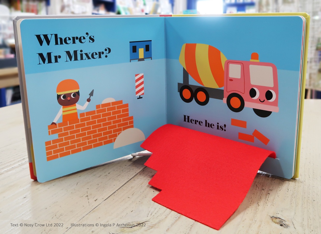 めくりしかけ絵本　Where's Mr. Digger?