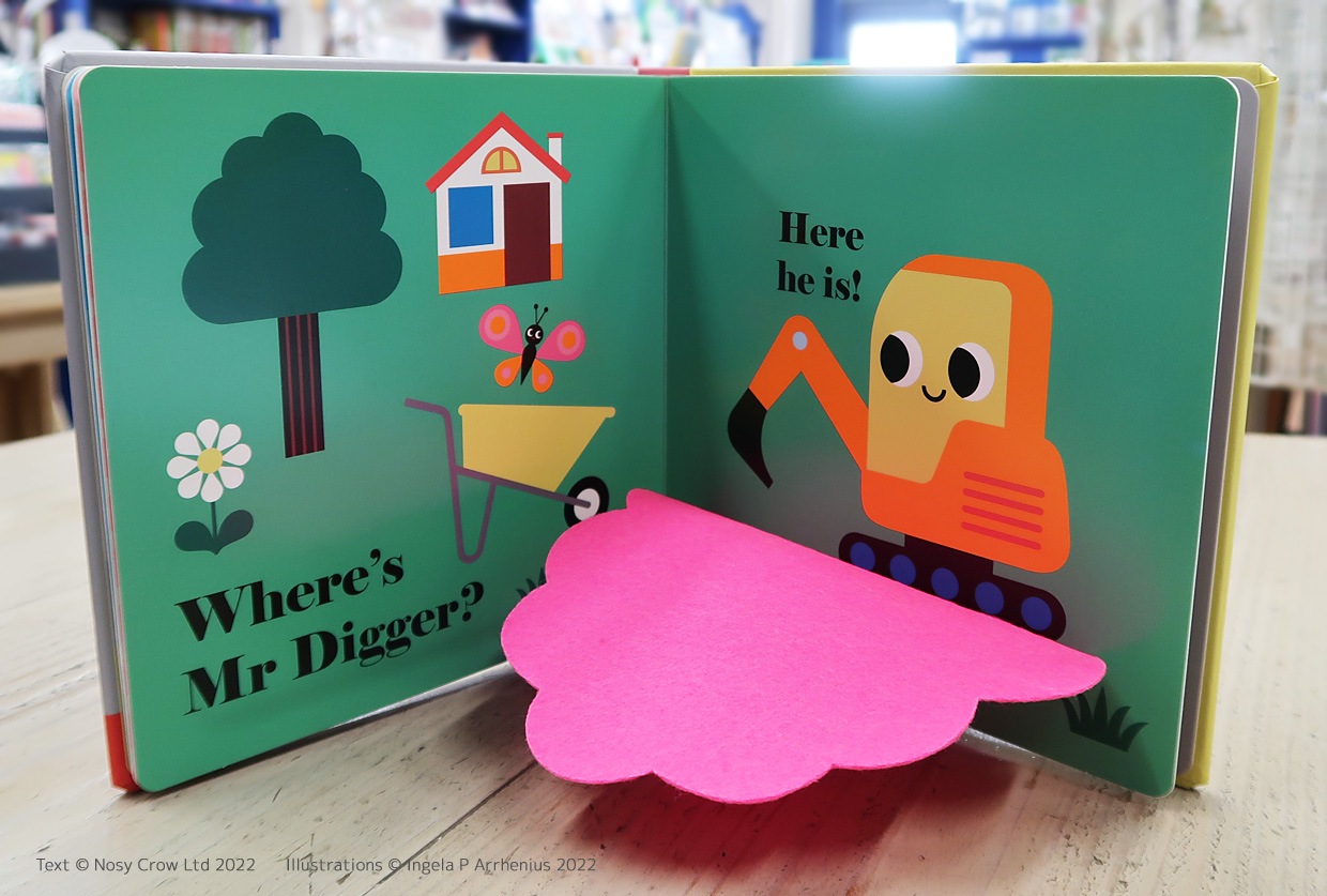 めくりしかけ絵本　Where's Mr. Digger?