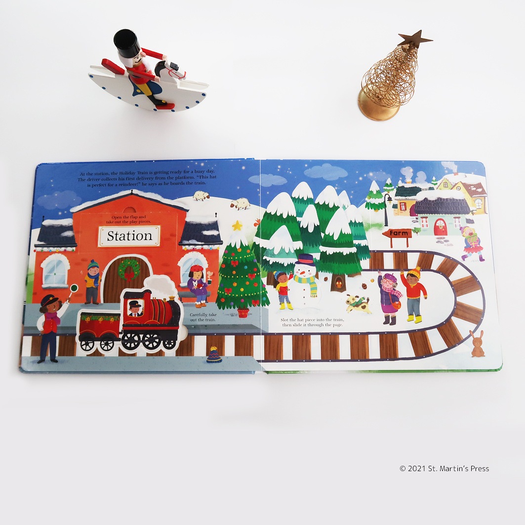 せんろ絵本　All Aboard the Holiday Train