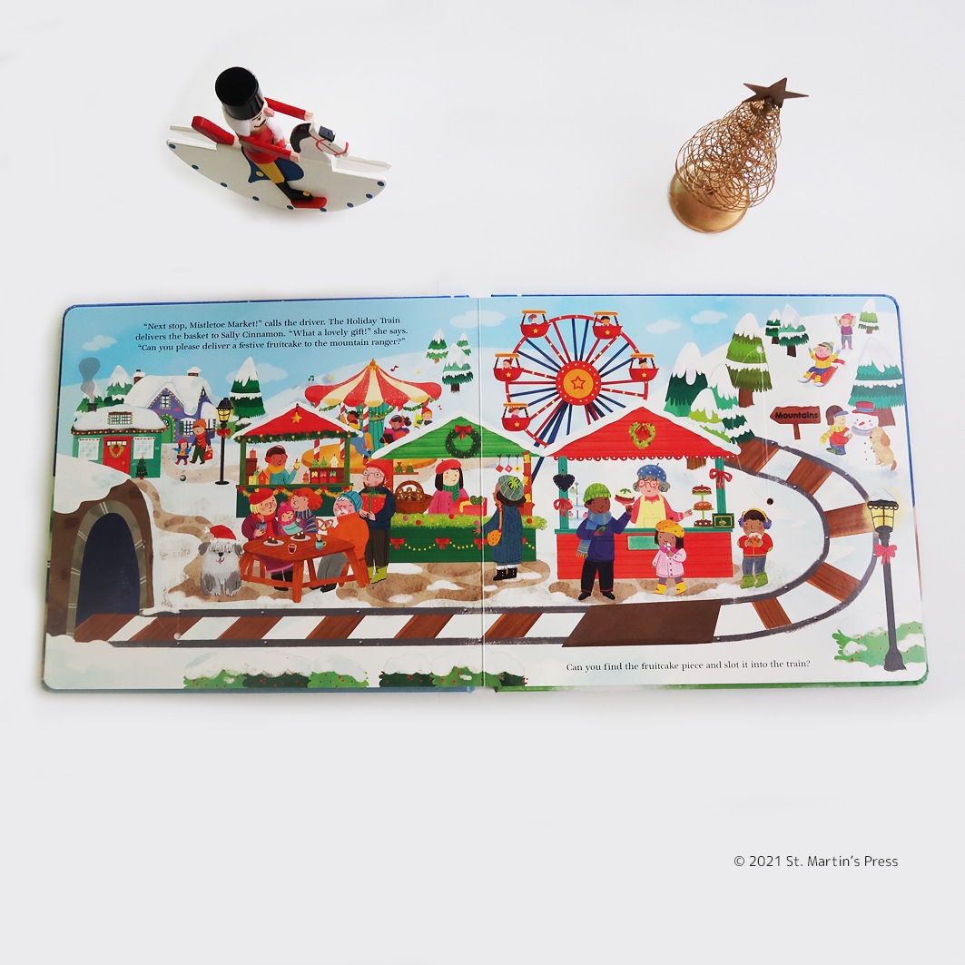 せんろ絵本　All Aboard the Holiday Train